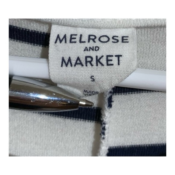 Melrose & Market Striped Sleeveless Dress Size Small - Picture 4 of 4